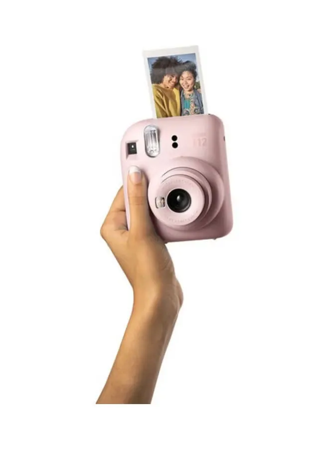 Instax Mini 12 Instant Film Camera With Pack Of 10 Films Blossom Pink 4