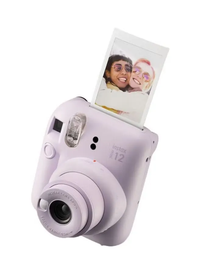 Instax Mini 12 Instant Film Camera With Pack Of 20 Films Lilac Purple