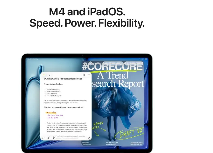 iPad Air 13-inch M4 (2026) Wi-Fi + Cellular 128GB Space Grey Middle East Version with FaceTime 4