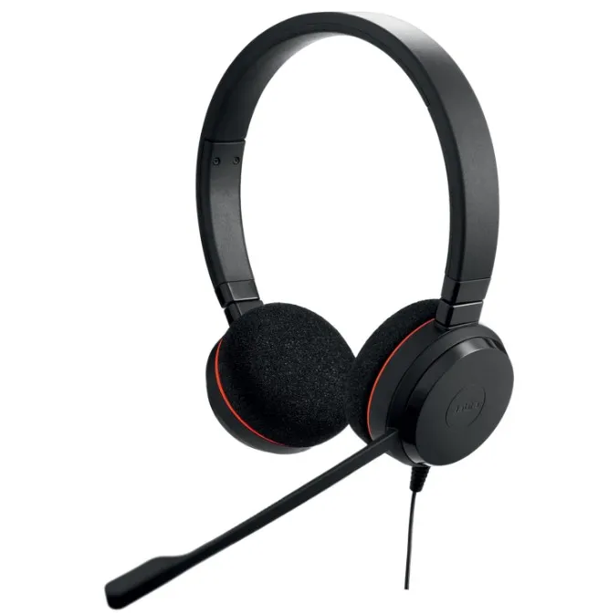 Jabra Evolve 20 Stereo Headset – Microsoft Certified Headphones for VoIP Softphone with Passive Noise Cancellation – USB-C/A – Black ( 4999-823-169 ) 2