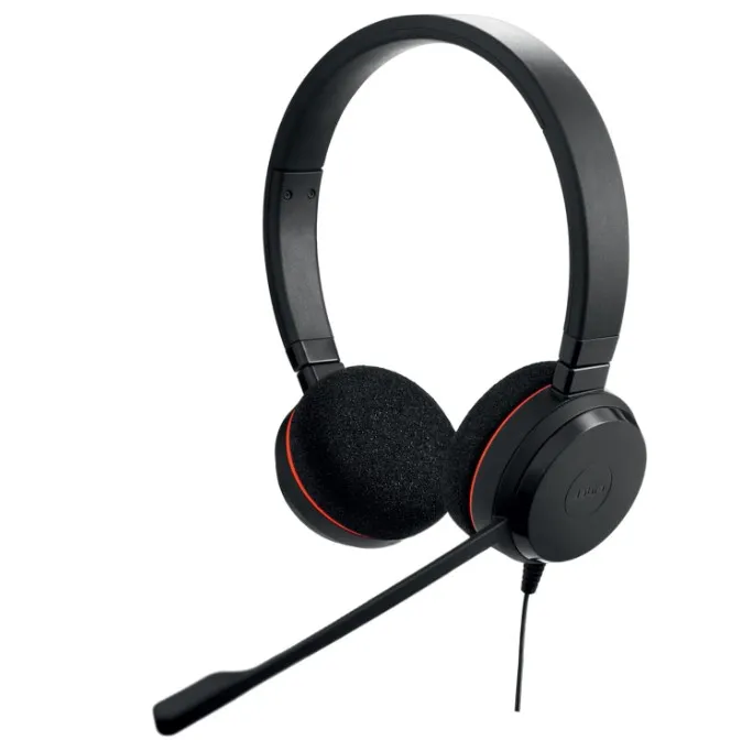 Jabra Evolve 20 Stereo Headset – Microsoft Certified Headphones for VoIP Softphone with Passive Noise Cancellation – USB-C/A – Black ( 4999-823-169 ) 3