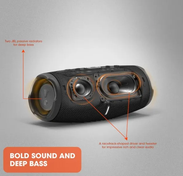 JBL Charge 5 - Portable Bluetooth Speaker with deep bass, IP67 waterproof and dustproof, 20 hours of playtime, built-in powerbank, in blue 2