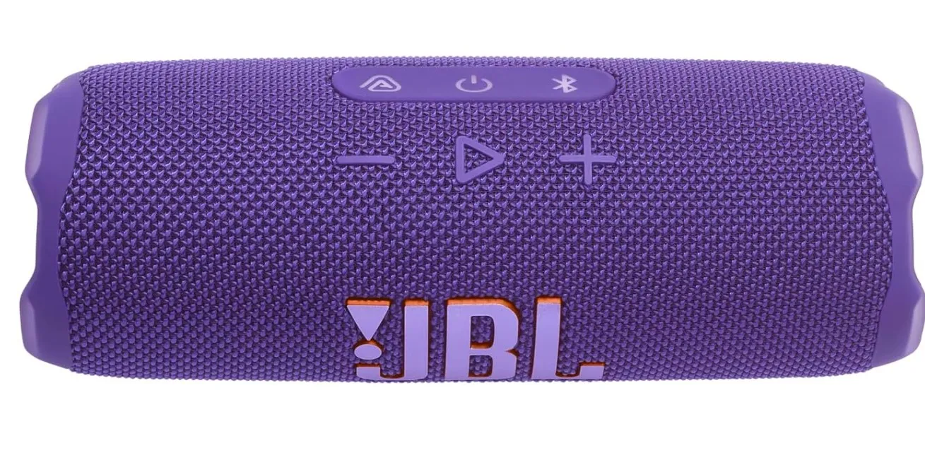 JBL Flip 7 - JBL Pro Sound with AI Sound Boost, up to 16 hours of playtime, multi-speaker connection via Auracast, and waterproof, dustproof, drop-proof design for all adventures – Purple. 3