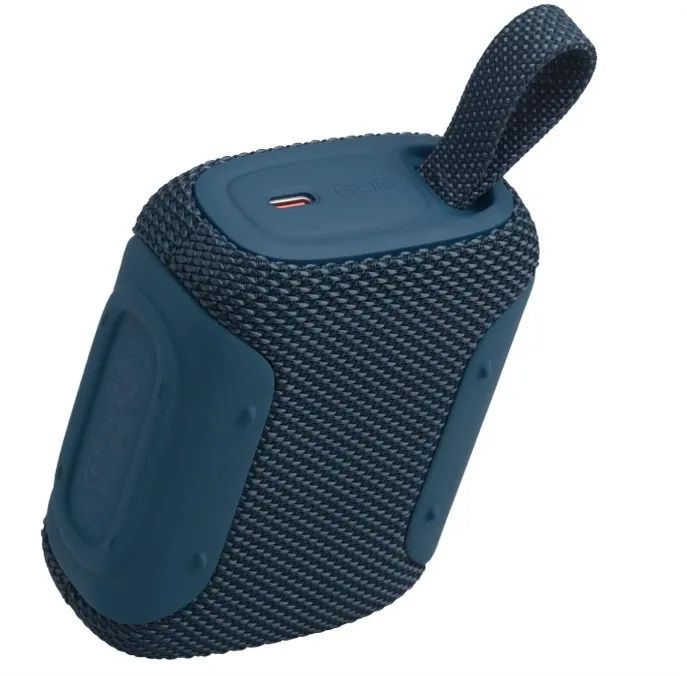 JBL Go 5 Portable Bluetooth Speaker with Ambient Edge Lighting, IP68 Waterproof & Dustproof, 10H Playtime, AirTouch Stereo Pairing, Auracast™, USB-C Lossless Audio – Compact & Drop-Proof, Blue 3