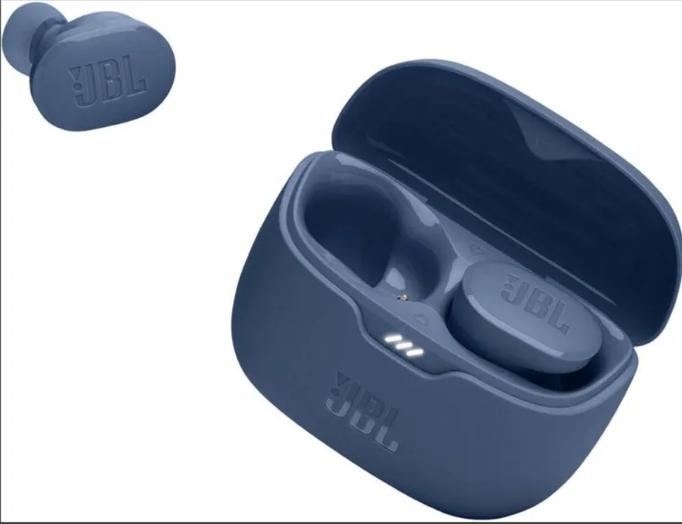 JBL Tune Buds True Wireless Noise Cancellling Earbuds, Pure Bass Sound, Bluetooth 5.3, LE Audio Support, Smart Ambient, 4-Mic Technology, 48H Battery, Water and Dust Resistant - Blue | JBLTBUDSBLU 3