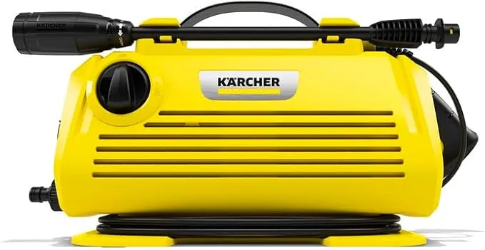 Kärcher Pressure Washer K 2 Horizontal VPS, Pressure: max 110 bar, delivery Speed: max 360 l/h, Surface Power: max. 20 m²/h, with Vario Power Jet Lance, YelloW