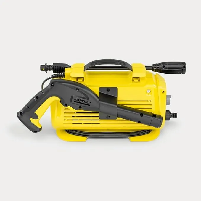 Kärcher Pressure Washer K 2 Horizontal VPS, Pressure: max 110 bar, delivery Speed: max 360 l/h, Surface Power: max. 20 m²/h, with Vario Power Jet Lance, YelloW 3