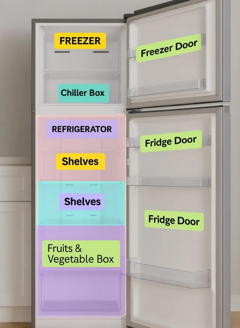 kelon Refrigerator Double Door 600Liters KRD60WLS 4