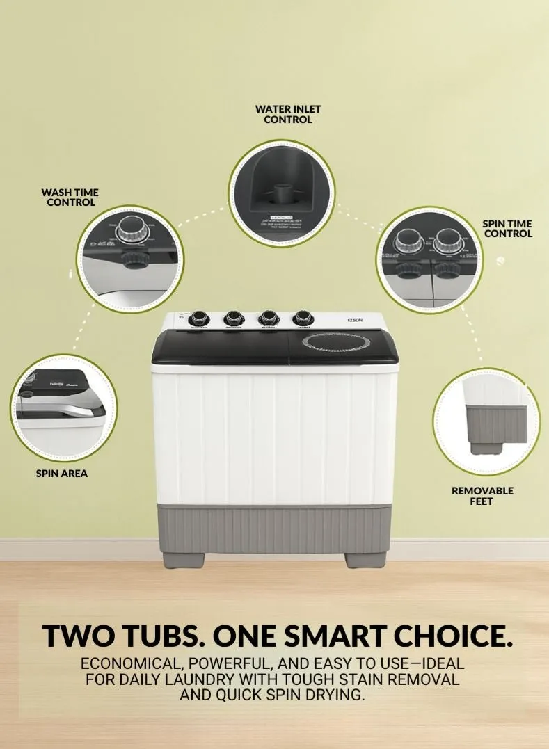 Kelon Washing Machine 20kg Twintub KWSBE201