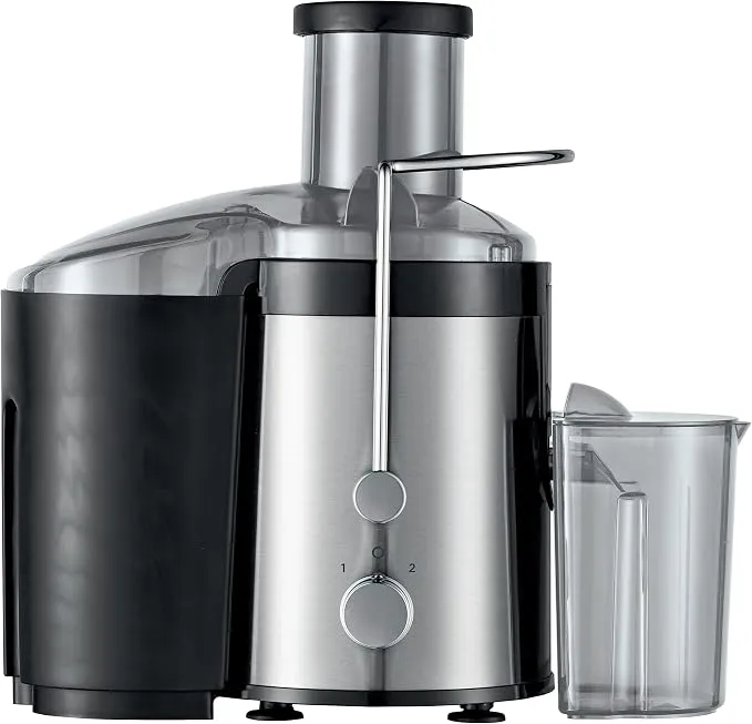 Kenwood Centrifugal Juicer 300W, 0.8L Juice Jug, 2 Speeds, Black & Silver – JEM01.000BK