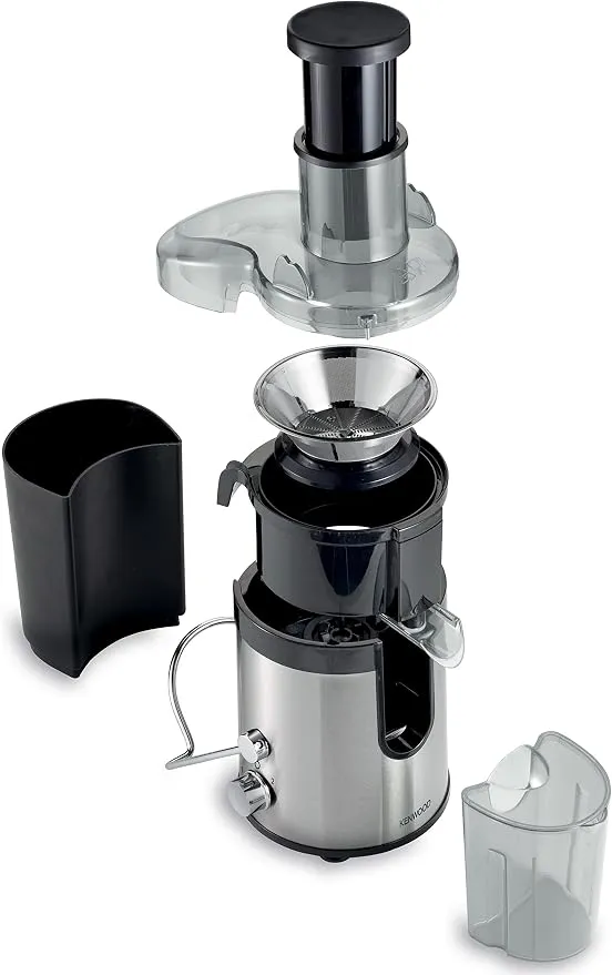 Kenwood Centrifugal Juicer 300W, 0.8L Juice Jug, 2 Speeds, Black & Silver – JEM01.000BK 4