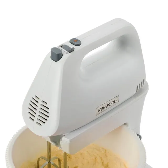 Kenwood Chefette Lite Hand & Stand Mixer 450W, 3.4L Rotating Bowl, 5 Speeds + Turbo, White – HMP32.A0WH
