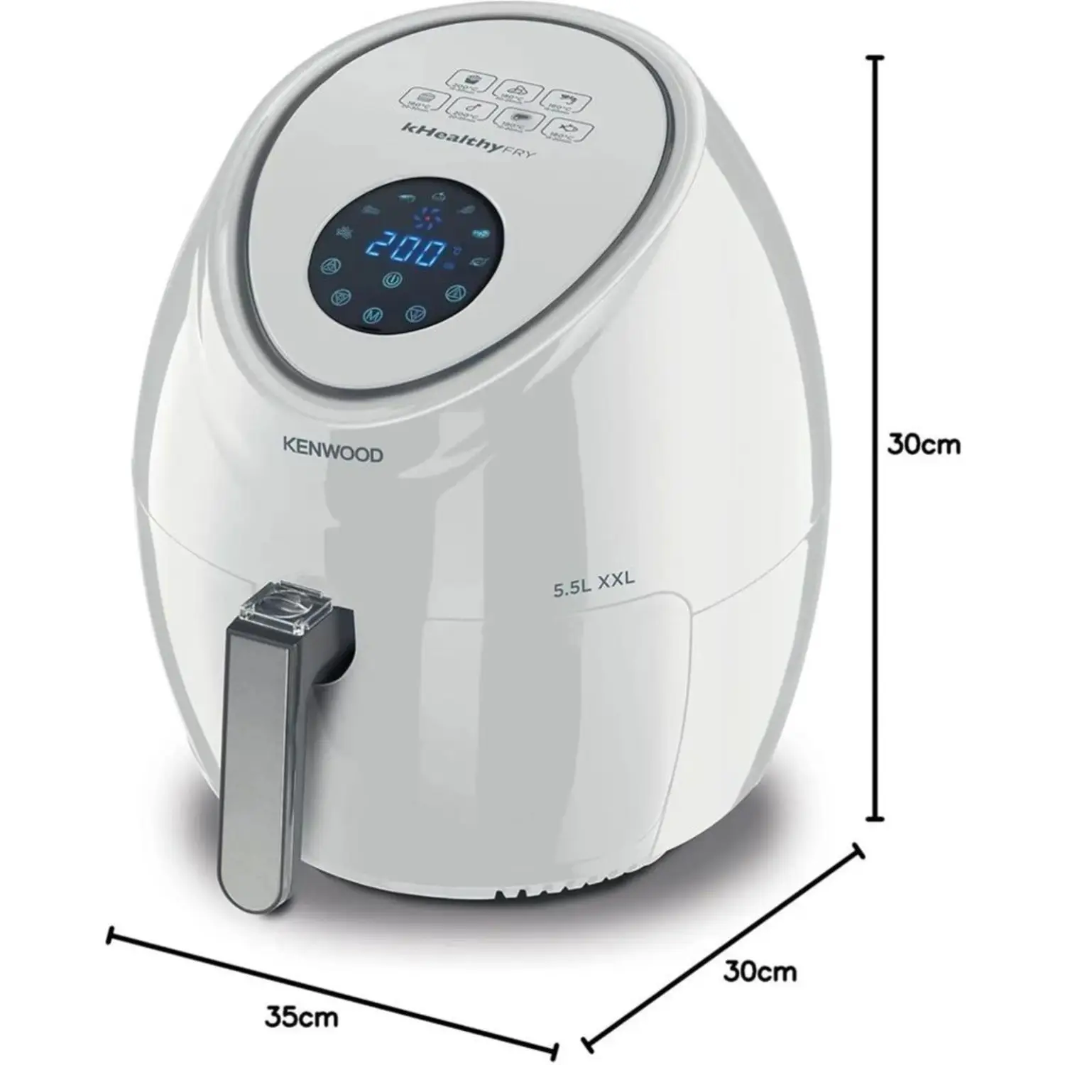 Kenwood Digital Air Fryer – HFP52.000 3