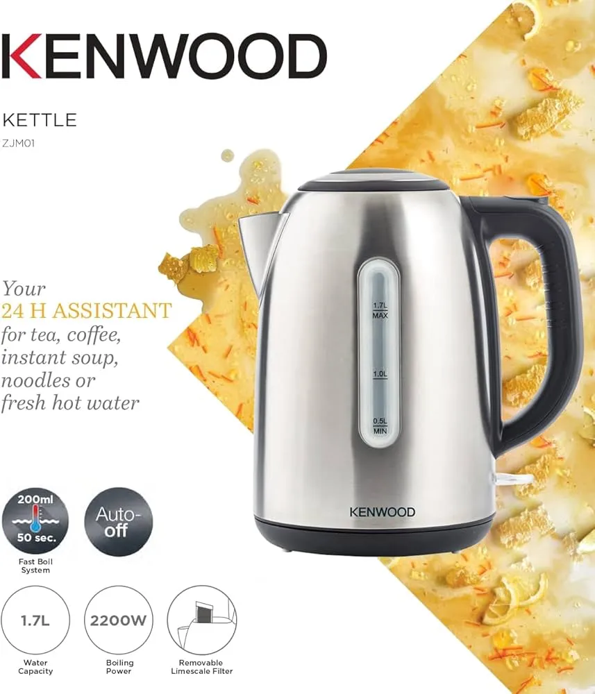 Kenwood Electric Kettle – ZJM01.A0BK (Stainless Steel) 3