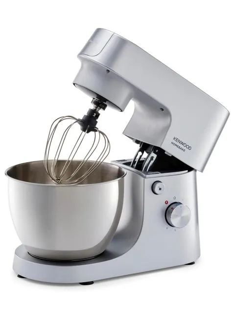 Kenwood HomeBake Stand Mixer Kitchen Machine, 5L, 1400W, KHH01.120SI, Silver