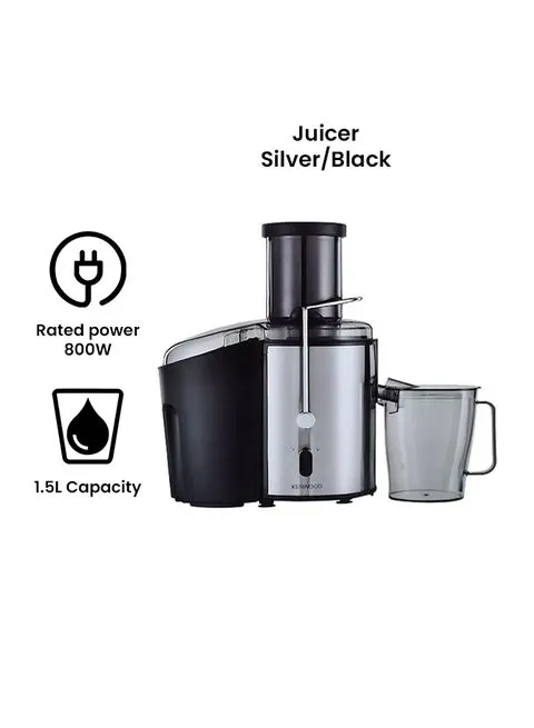 Kenwood Juice Extractor, 1.5L, 800W, JEM02.A0BK, Silver/Black 4