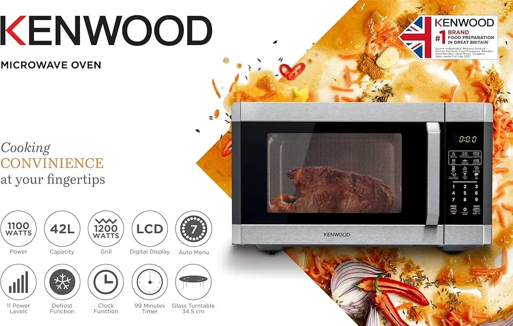 Kenwood Microwave with Grill – MWM42.000BK (Black) 4