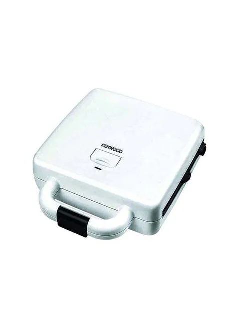 Kenwood Sandwich Maker, 3-in-1, Grill, 180° Hinge, 2 Non-Stick Plates, 4 Slots, 8 Slices & Above, 1300W, SMP94.A0WH, White