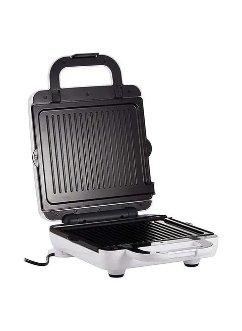 Kenwood Sandwich Maker, 3-in-1, Grill, 180° Hinge, 2 Non-Stick Plates, 4 Slots, 8 Slices & Above, 1300W, SMP94.A0WH, White 4