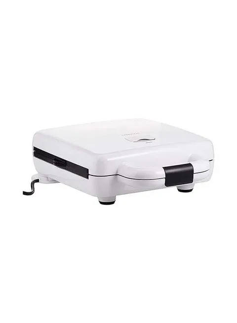 Kenwood Sandwich Maker, 3-in-1, Grill, 180° Hinge, 2 Non-Stick Plates, 4 Slots, 8 Slices & Above, 1300W, SMP94.A0WH, White 5