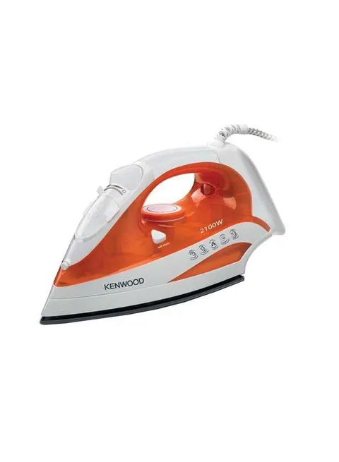 Kenwood Steam Iron, Scratch-Resistant Ceramic Soleplate, Anti-Drip, Self-Clean Function, Water Spray, 130g Steam Shot, 300ml, 2100W, STP50.000WO, White