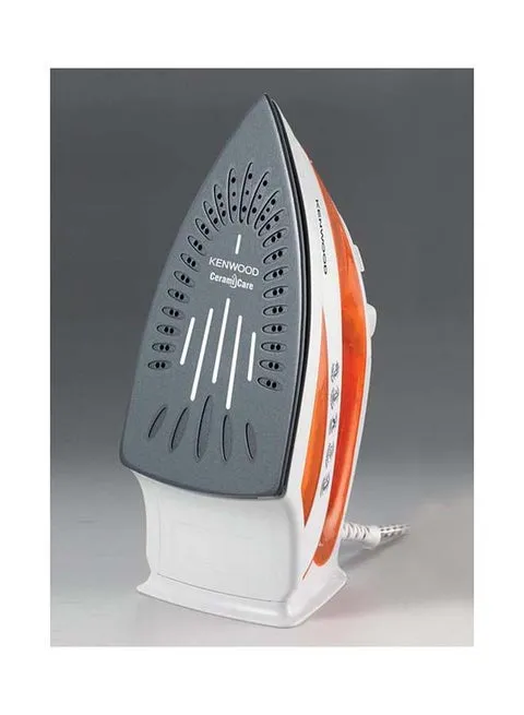 Kenwood Steam Iron, Scratch-Resistant Ceramic Soleplate, Anti-Drip, Self-Clean Function, Water Spray, 130g Steam Shot, 300ml, 2100W, STP50.000WO, White