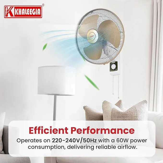 "Khaleejia 16"" Wall Fan – KALASH-400"