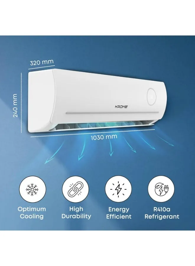 Krome 1.5 Ton Rotary Split Air Conditioner – KR-AR18MT3 2