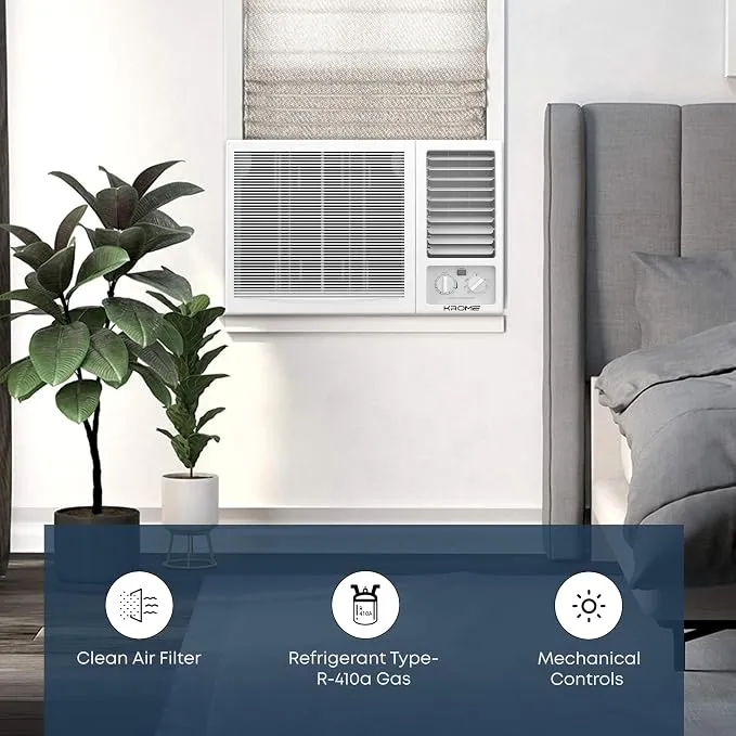 Krome 2.0 Ton Piston Window Air Conditioner – KR-AWP24EZTT3