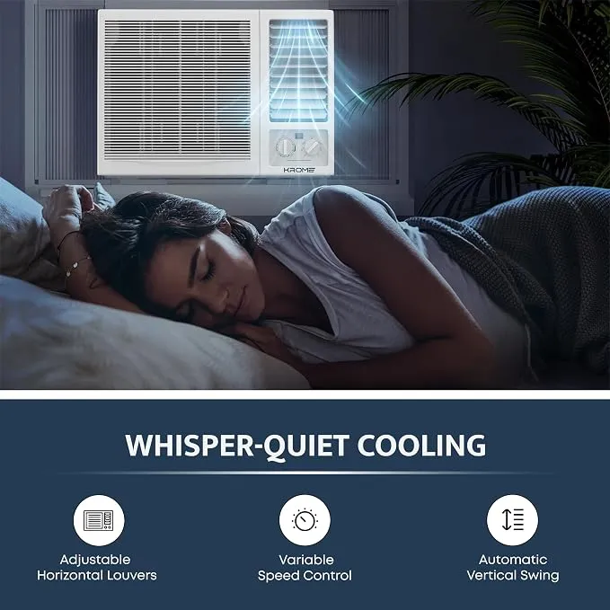 Krome 2.0 Ton Piston Window Air Conditioner – KR-AWP24EZTT3 3