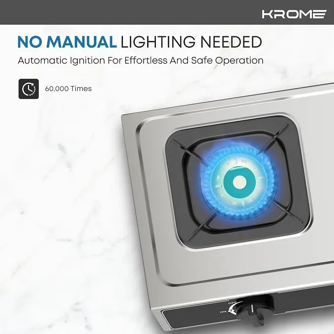 Krome 2 Burner Table Top Tabletop Gas Stove – KR-GSFC2041 3