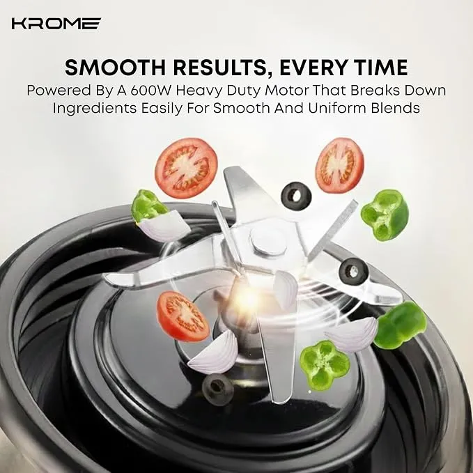 Krome 2-in-1 600W Blender – KR-BL1560PD 4