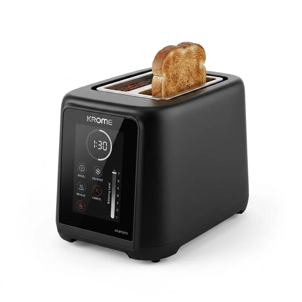 Krome 2 Slice Breed Touch Toaster – KR-BT20TD