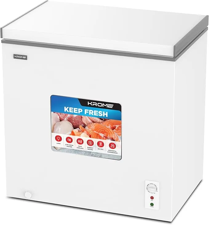 Krome 200L Chest Freezer – KR-CF225R