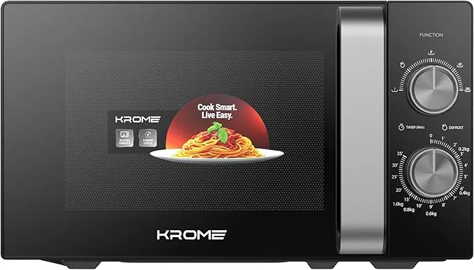 Krome 20L Blk Microwave Oven – KR-MW20MM
