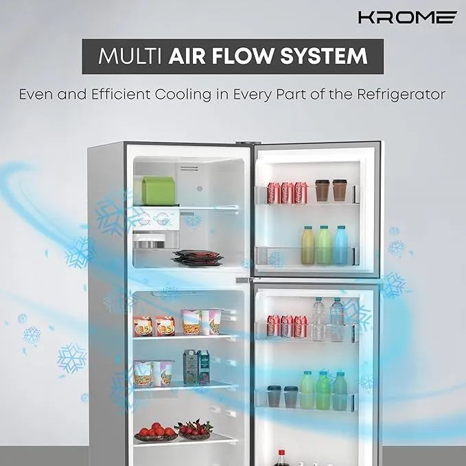 Krome 330 Refrigerator – KR-RFF330SM 3
