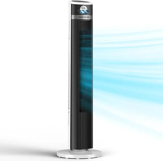 Krome 40 Inch, & Remote Tower Fan – KR-FNT40M