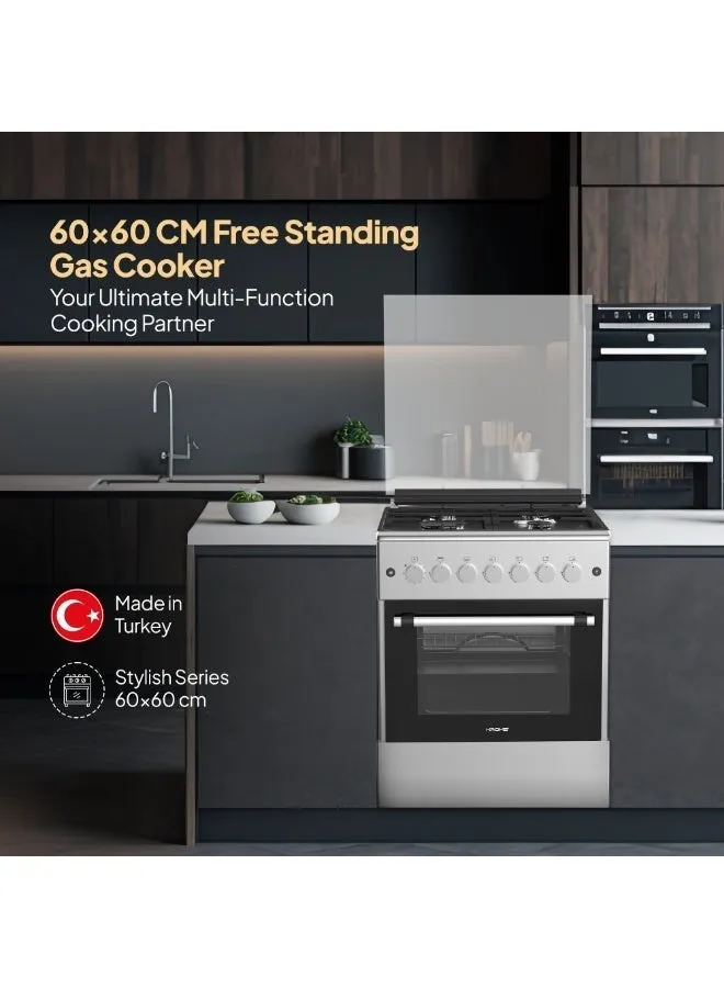 Krome 60×60 Full Gass Gas Cooker – KR-CR6061FE 3