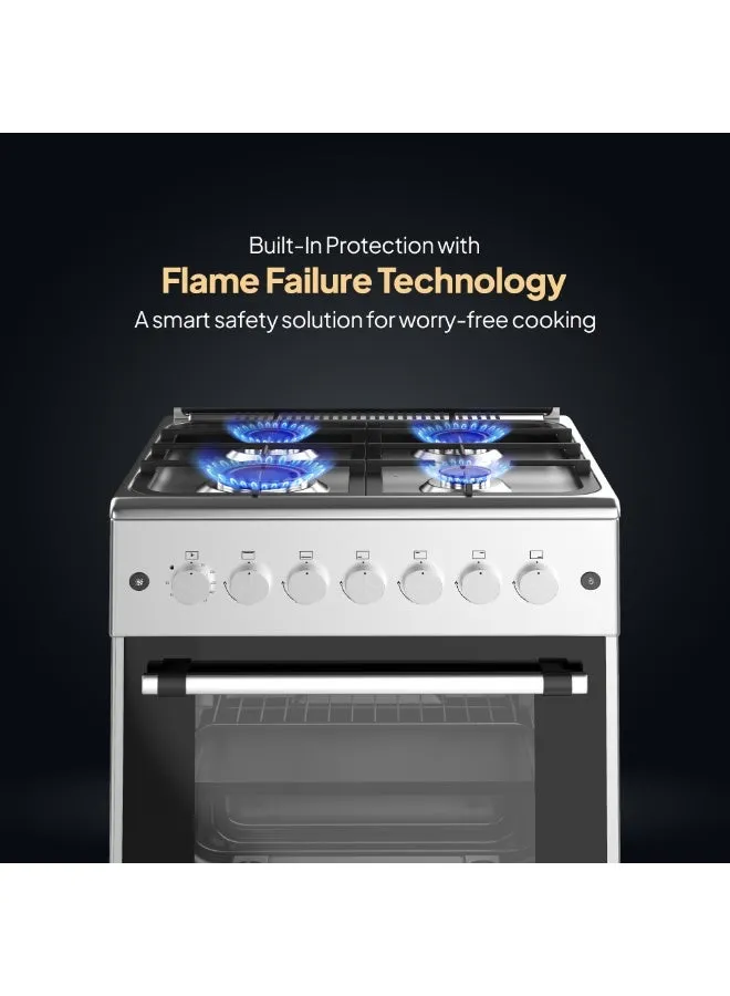 Krome 60×60 Full Gass Gas Cooker – KR-CR6061FE 4