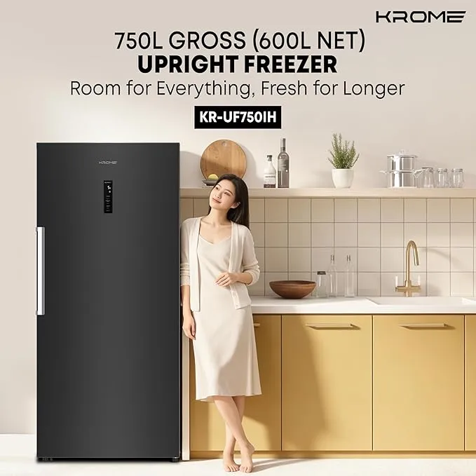 Krome 600L Upright Freezer – KR-UF750IH