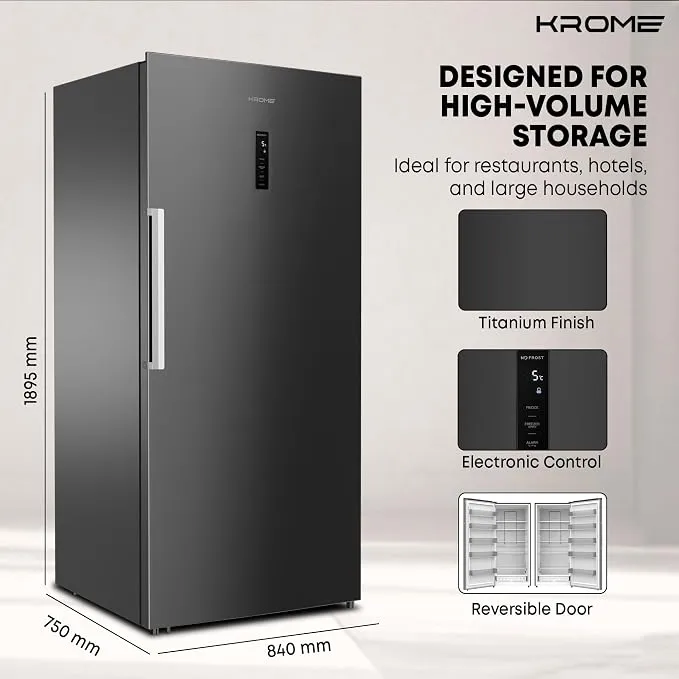 Krome 600L Upright Freezer – KR-UF750IH 3
