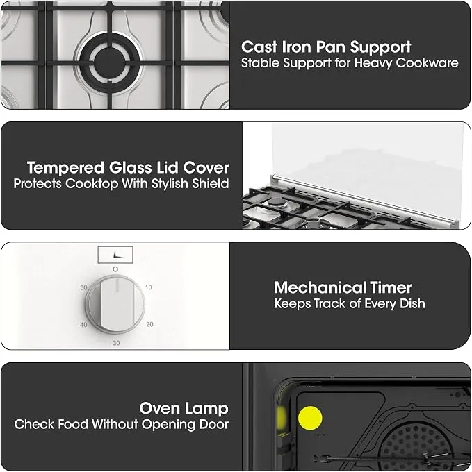 Krome 90×60 Gas Cooker – KR-CR9060G 4