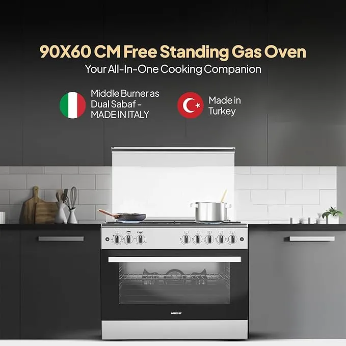 Krome 90×60 Gas Cooker – KR-CR9061FE