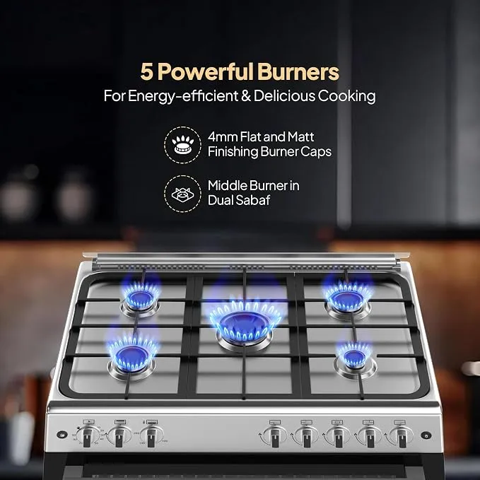 Krome 90×60 Gas Cooker – KR-CR9061FE 3