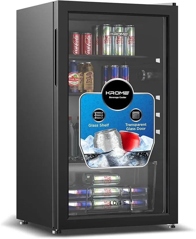 Krome Beverage Single Door Showcase Chiller – KR-BC120DM