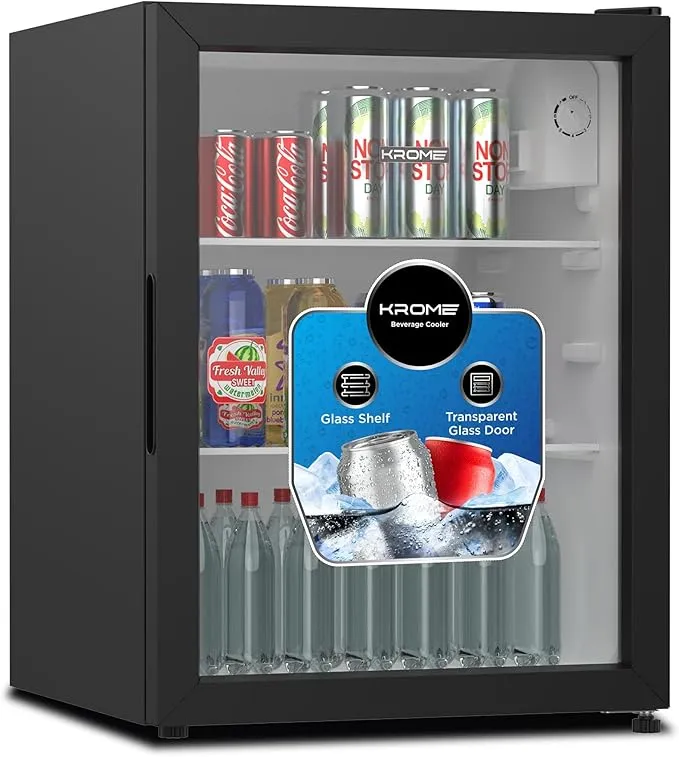 Krome Beverage Single Door Showcase Chiller – KR-BC90DM