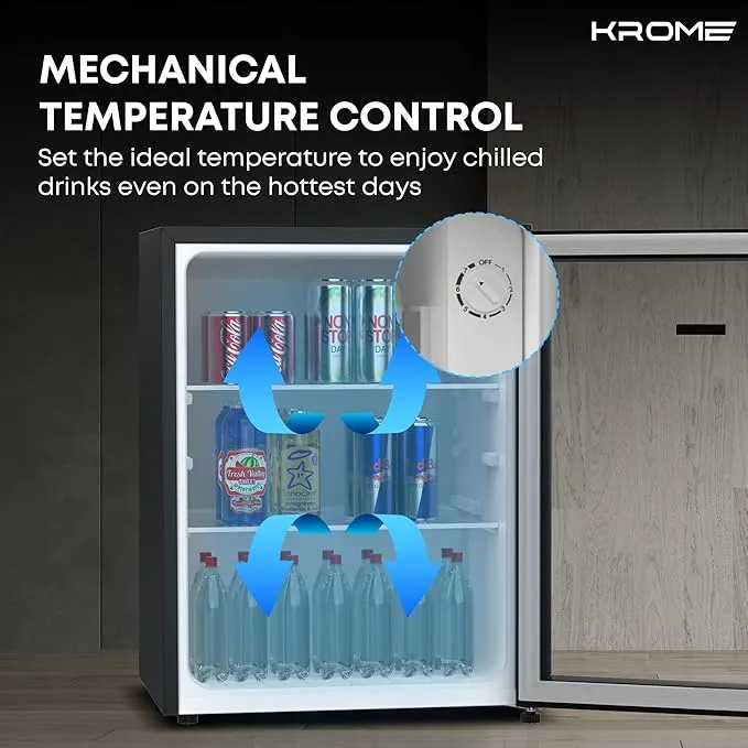 Krome Beverage Single Door Showcase Chiller – KR-BC90DM