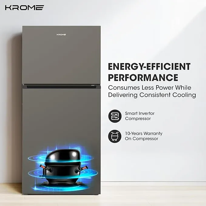 Krome Double Door Inverter Refrigerator – KR-RFF800TI 4