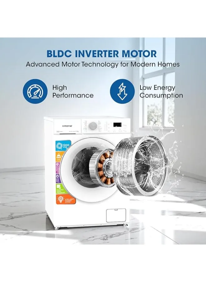 Krome Front Load Fully Automatic Washing Machine 6KG – WFL60SI 3