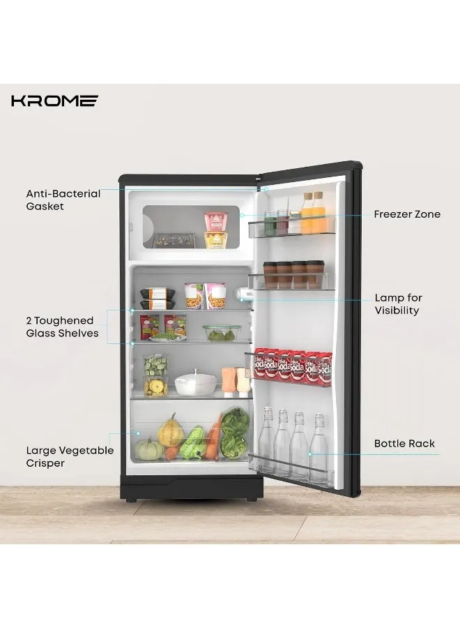 Krome Glass Door 165L Refrigerator – KR-RFD220GG 4